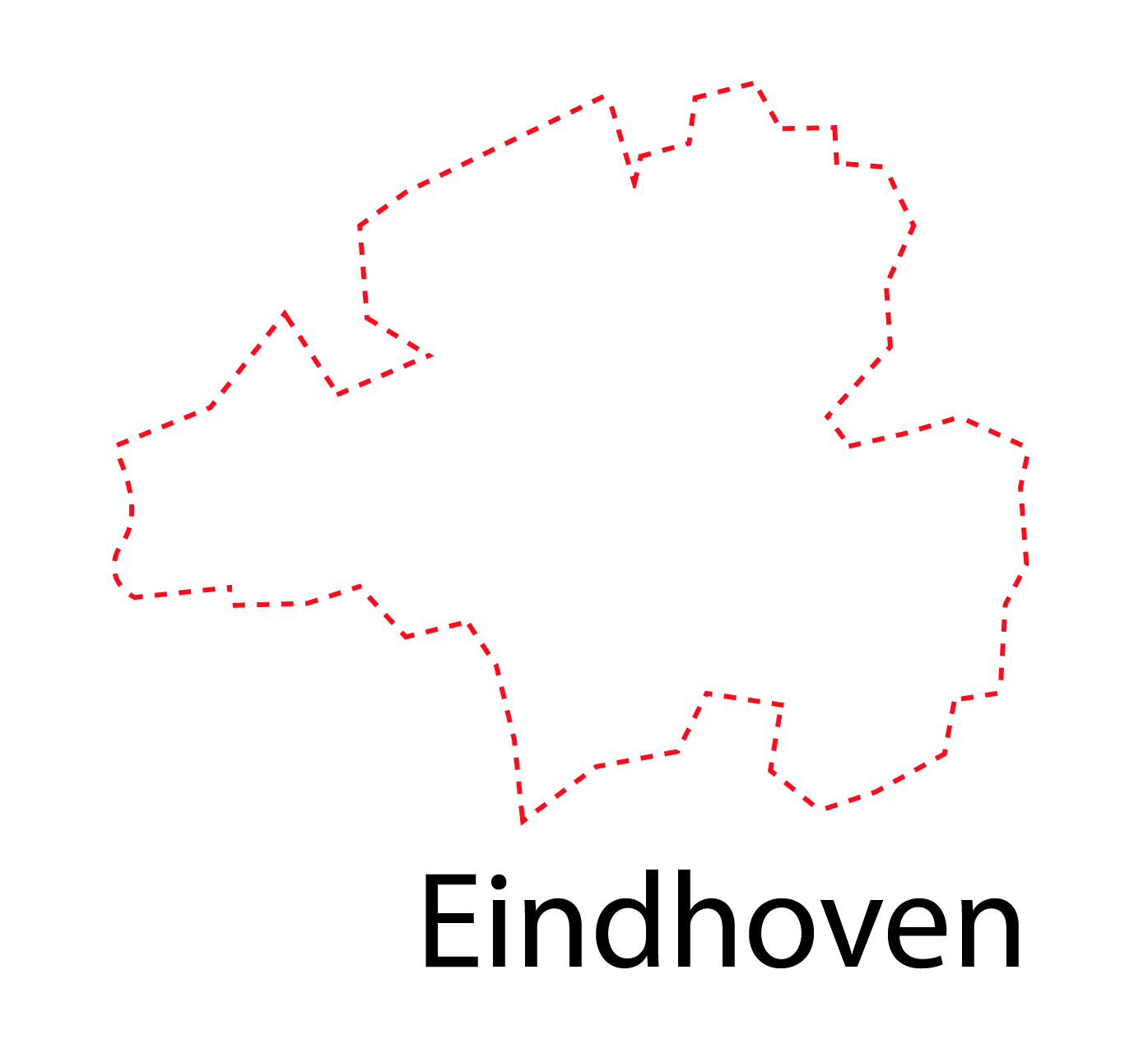 plattegrond-eindhoven naaischolen en borduurstudio’s servicepunten INGE Rijkers naaimachines Eindhoven