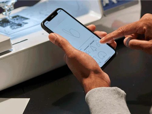 200 ingebouwde borduurpatronen