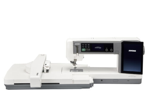 ' Een pareltje van een machine met het grootste naai- en borduurgebied op de markt''.